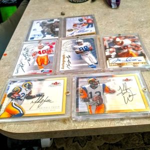 HUGE 7 CARD GAURANTEED AUTHENTIC AUTOGRAPH CARD LOT !! BUY ALL $400  OR IND.